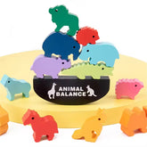 Wooden Animal Balance Game